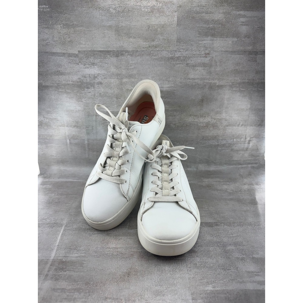 Skechers Slip-Ins Eden LX White Sneakers 185008 Women Sz 8.5 Low Top Shoes